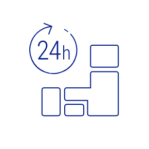 24時間体制でサポート
